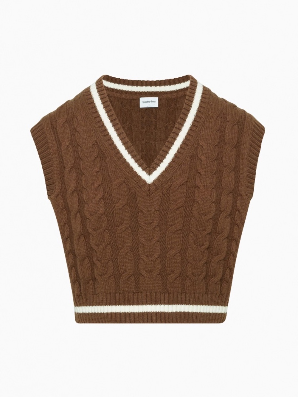 Aritzia | Sunday Best | Winston Sweater Vest | Brown | Small
